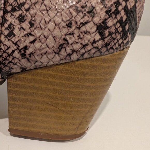 Matisse Coconuts Snake Print "Going West" Ankle Booties - Picture 2 of 6